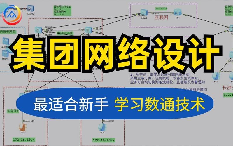 网络工程师企业级项目实战《集团网络设计》,最适合新手的学习数通